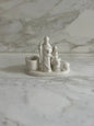 Stoneware Nativity Taper Holder