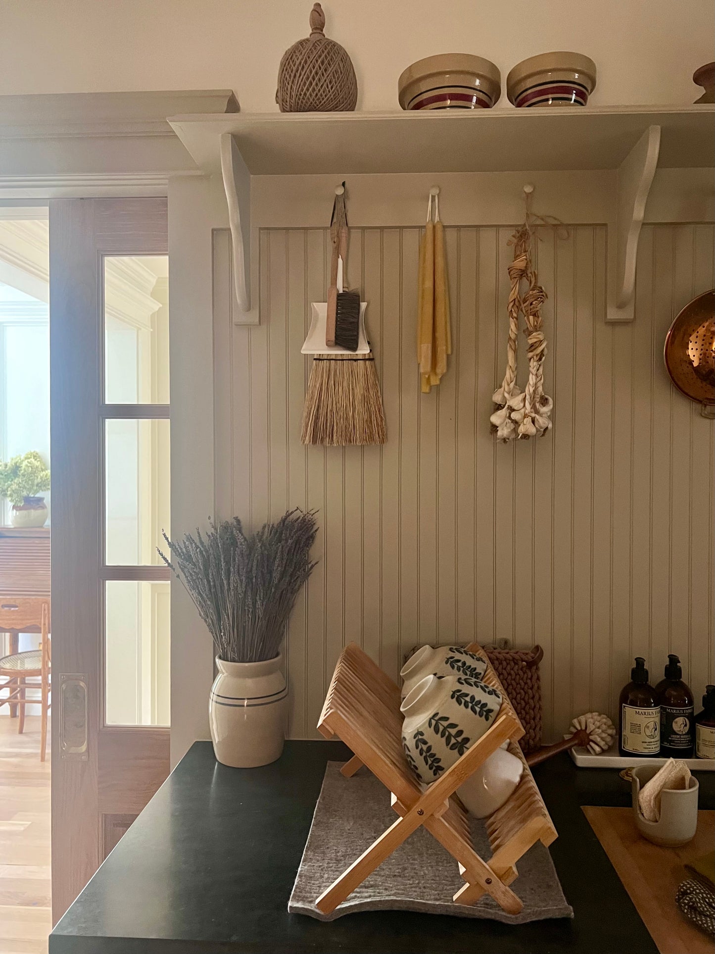 Bamboo Collapsible Dish Rack