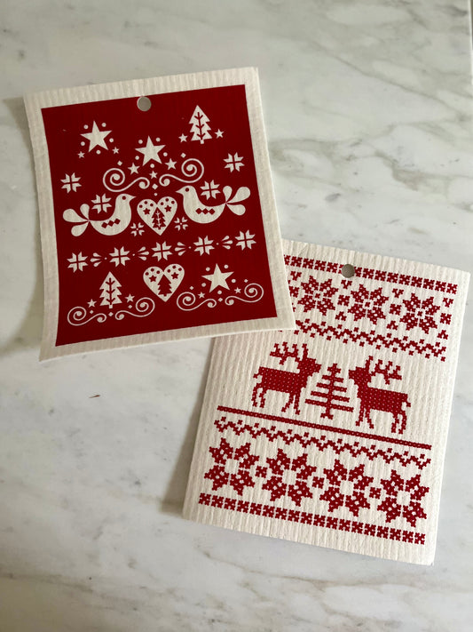 Holiday Swedish Dish Cloths