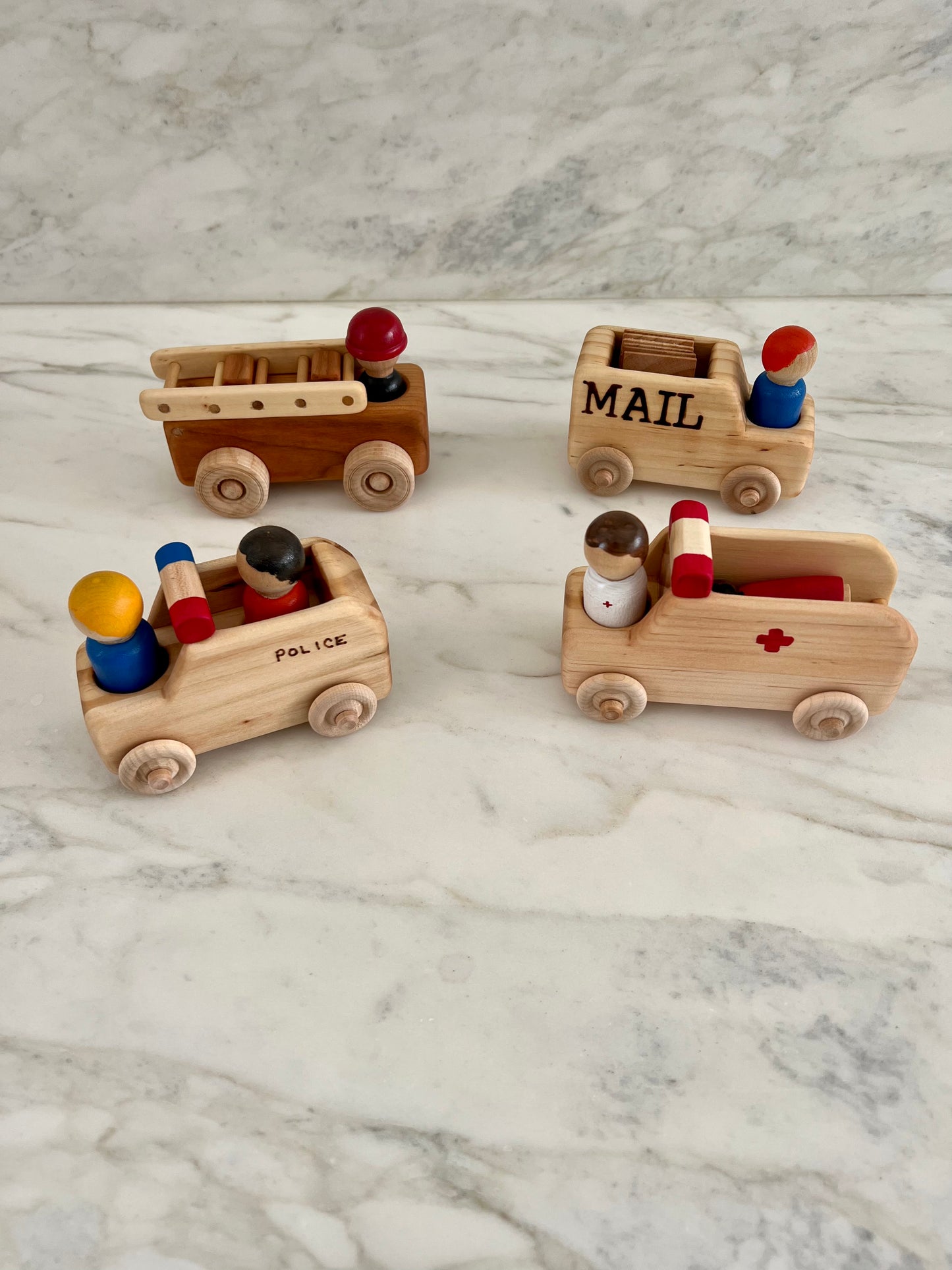 Wooden Mail Truck