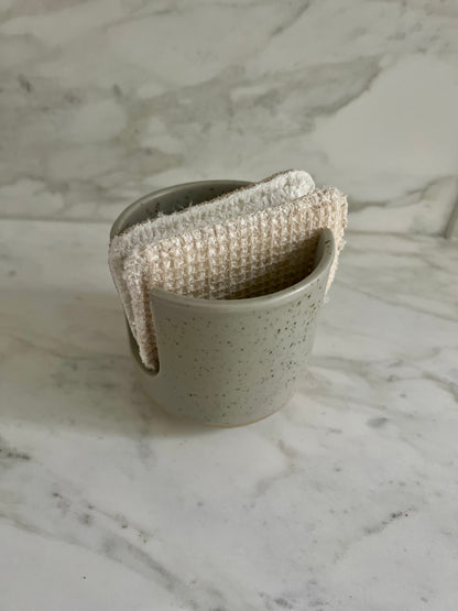 Stoneware Sponge Holder