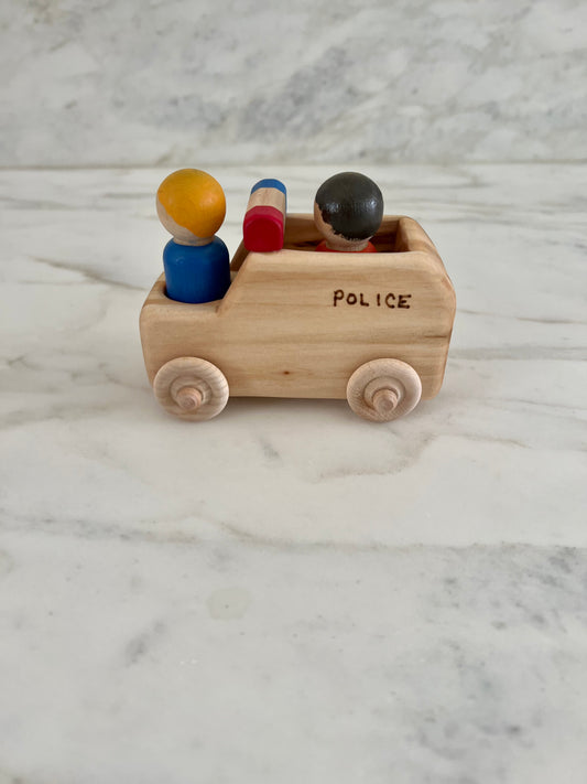 Wooden Police Car