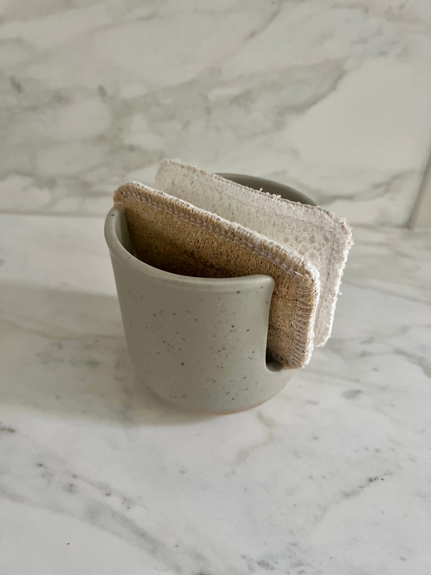 Stoneware Sponge Holder