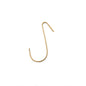 Brass Towel Bar & Brass "S" Hooks