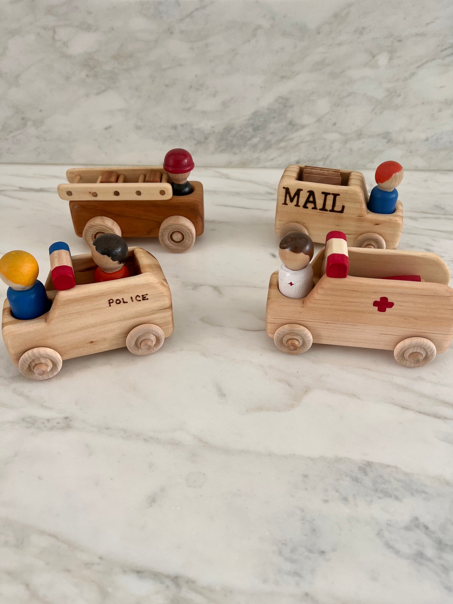 Wooden Fire Truck