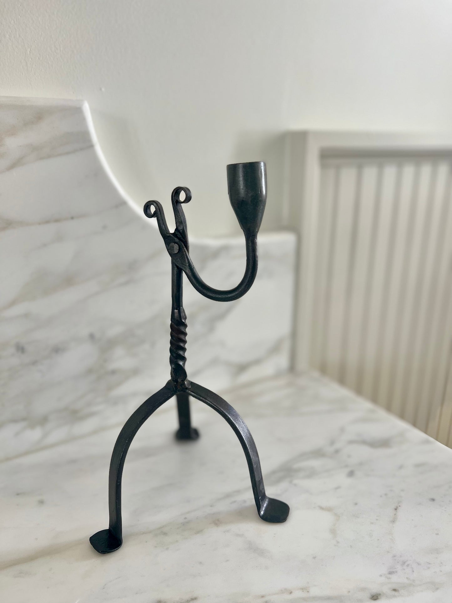 Wrought Iron Taper Candle Holder