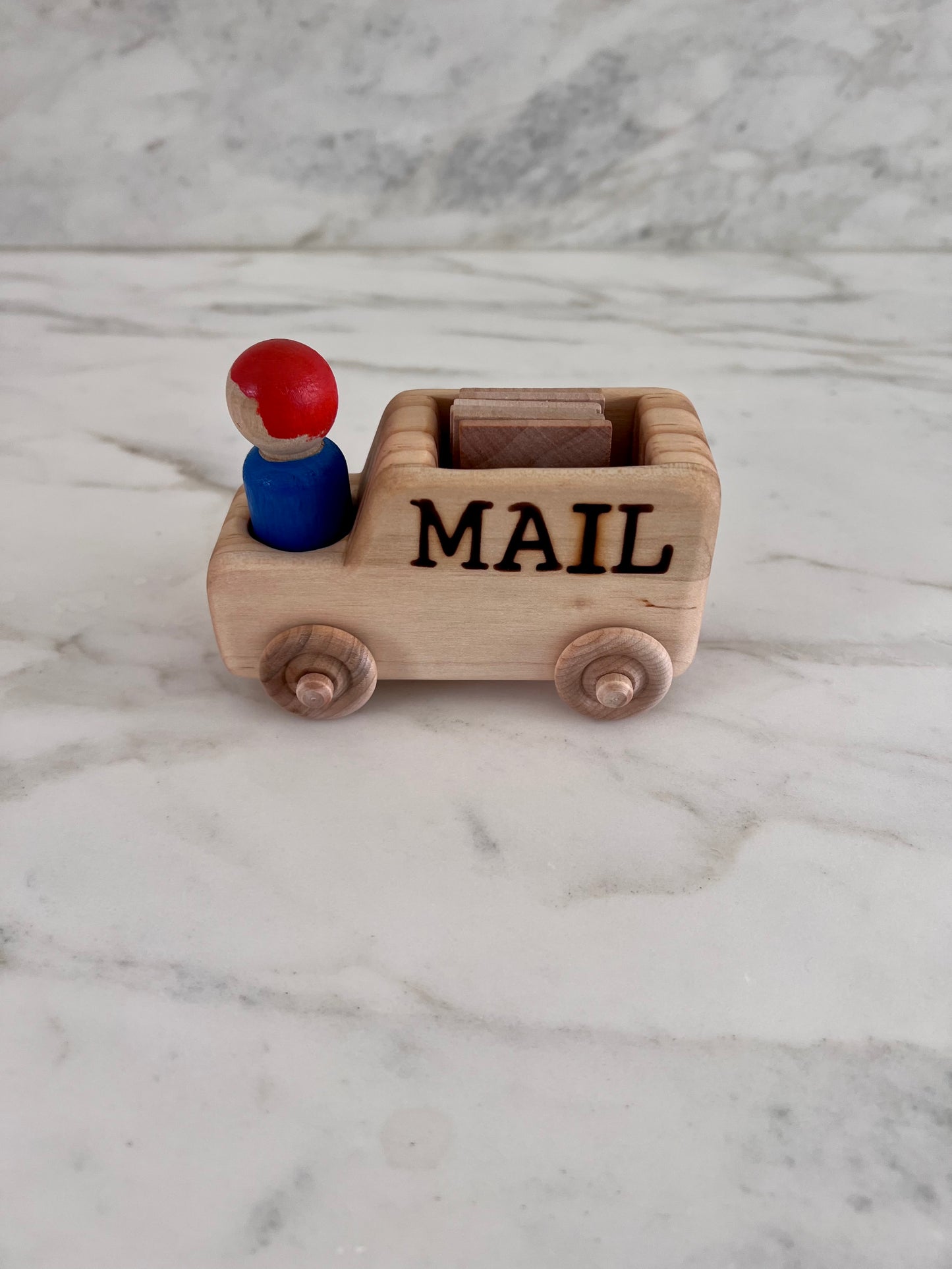 Wooden Mail Truck