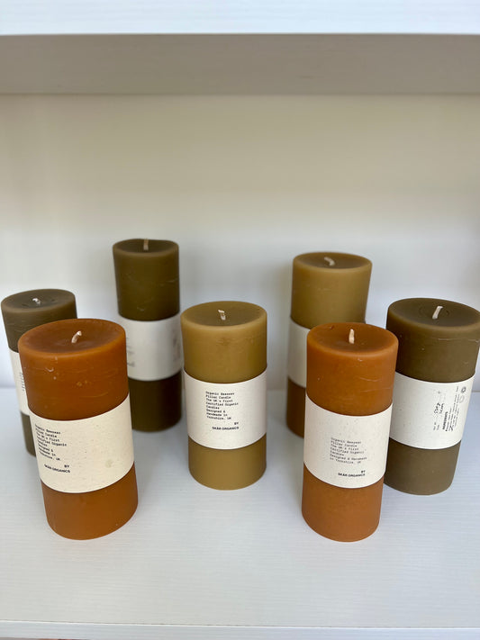 Beeswax Pillar Candles