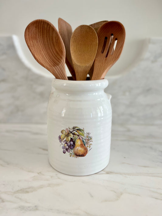 Vintage Pear Crock