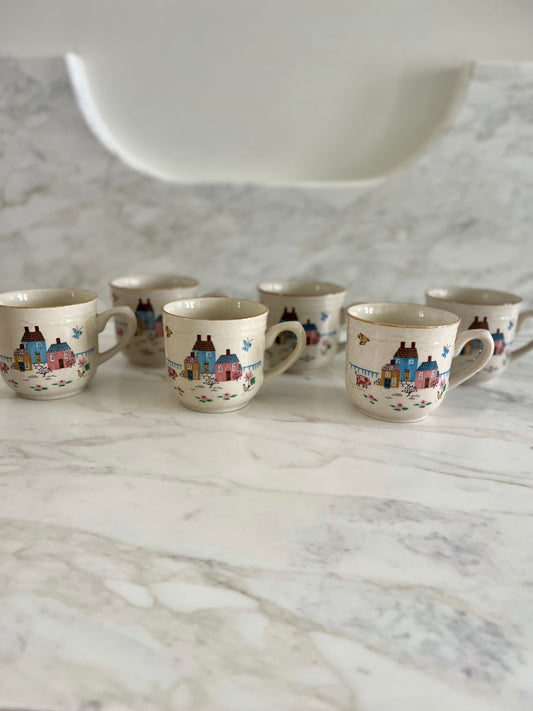 Vintage Heartland Tea Cup Set