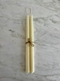 Hand-dipped 100% Beeswax Taper Candles