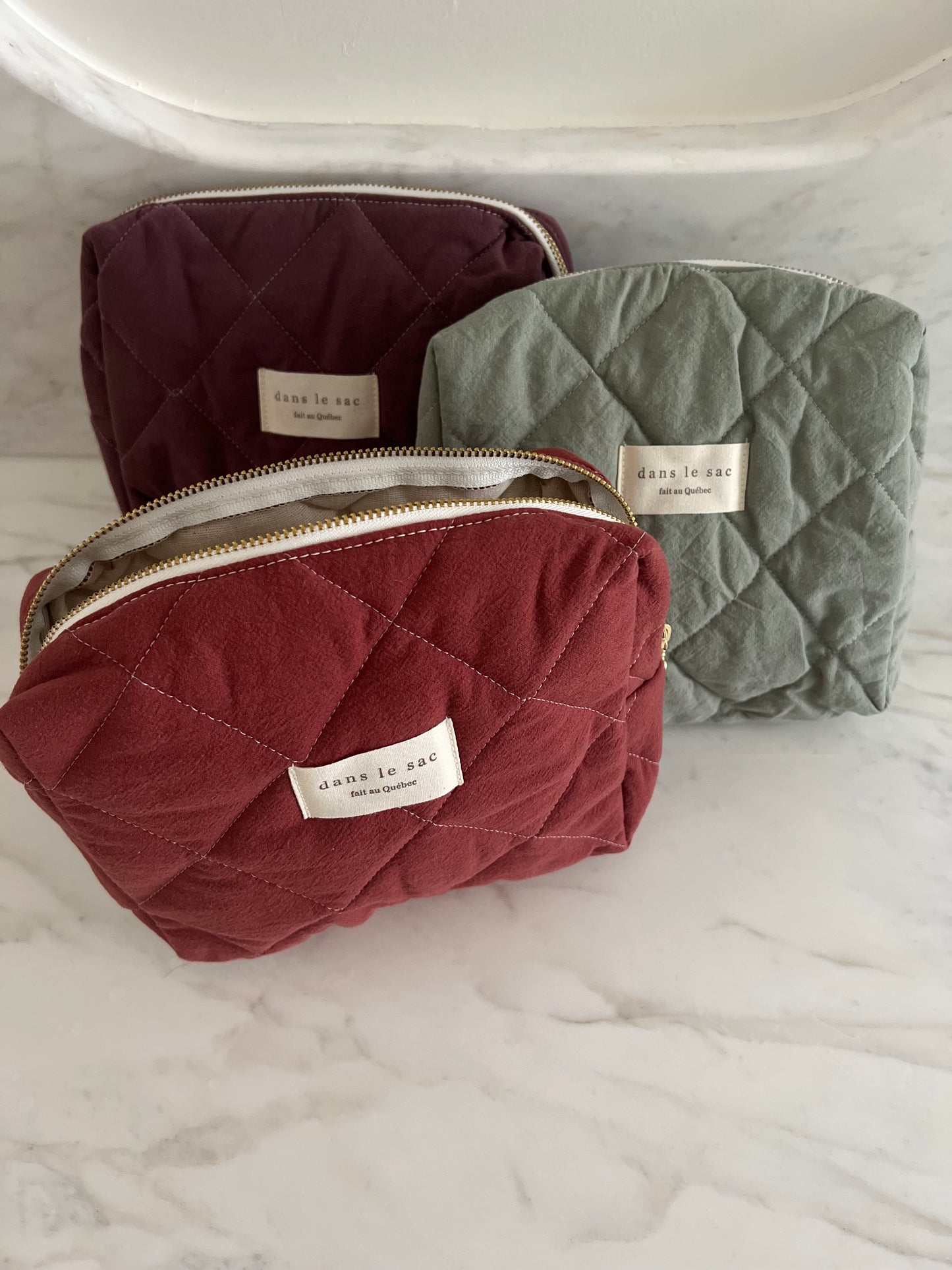 Quilted Travel Pouch