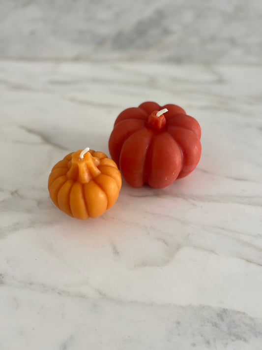 Beeswax Pumpkin Candles