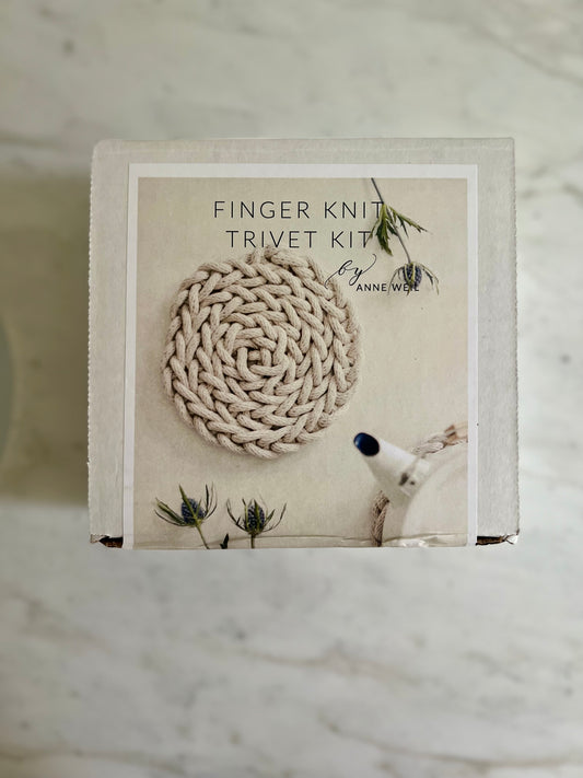 Finger Knit Trivet Kit