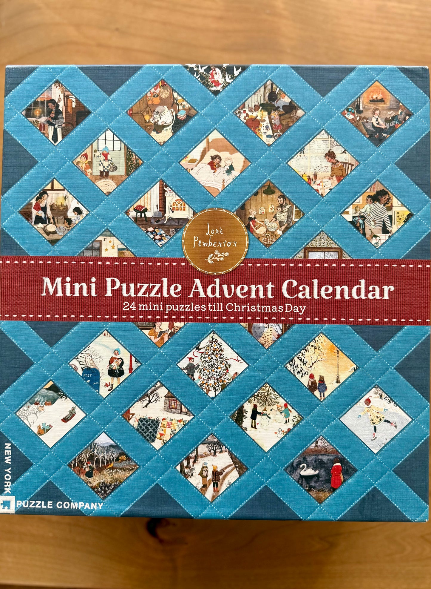 Advent Calendar -Set of 24 Mini 100 piece puzzles