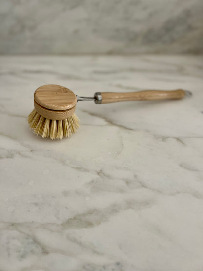 Dish Brush with Bamboo Handle