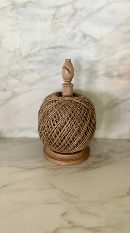 Oak Twine Stand with Jute