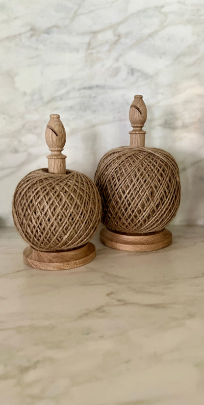 Oak Twine Stand with Jute