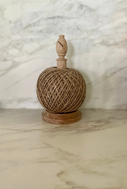 Oak Twine Stand with Jute