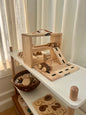 Portable Wooden Car Park Set