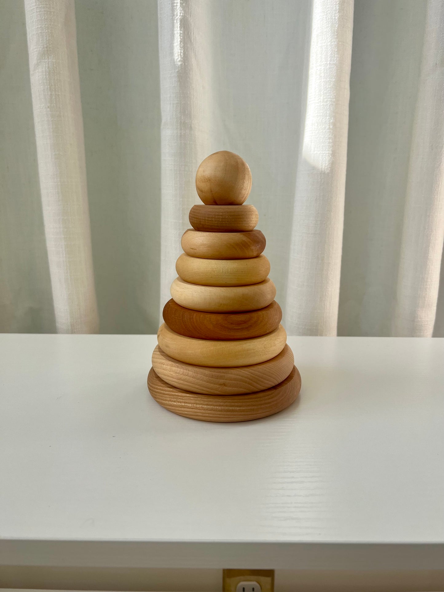 Natural Wooden Stacking Toy