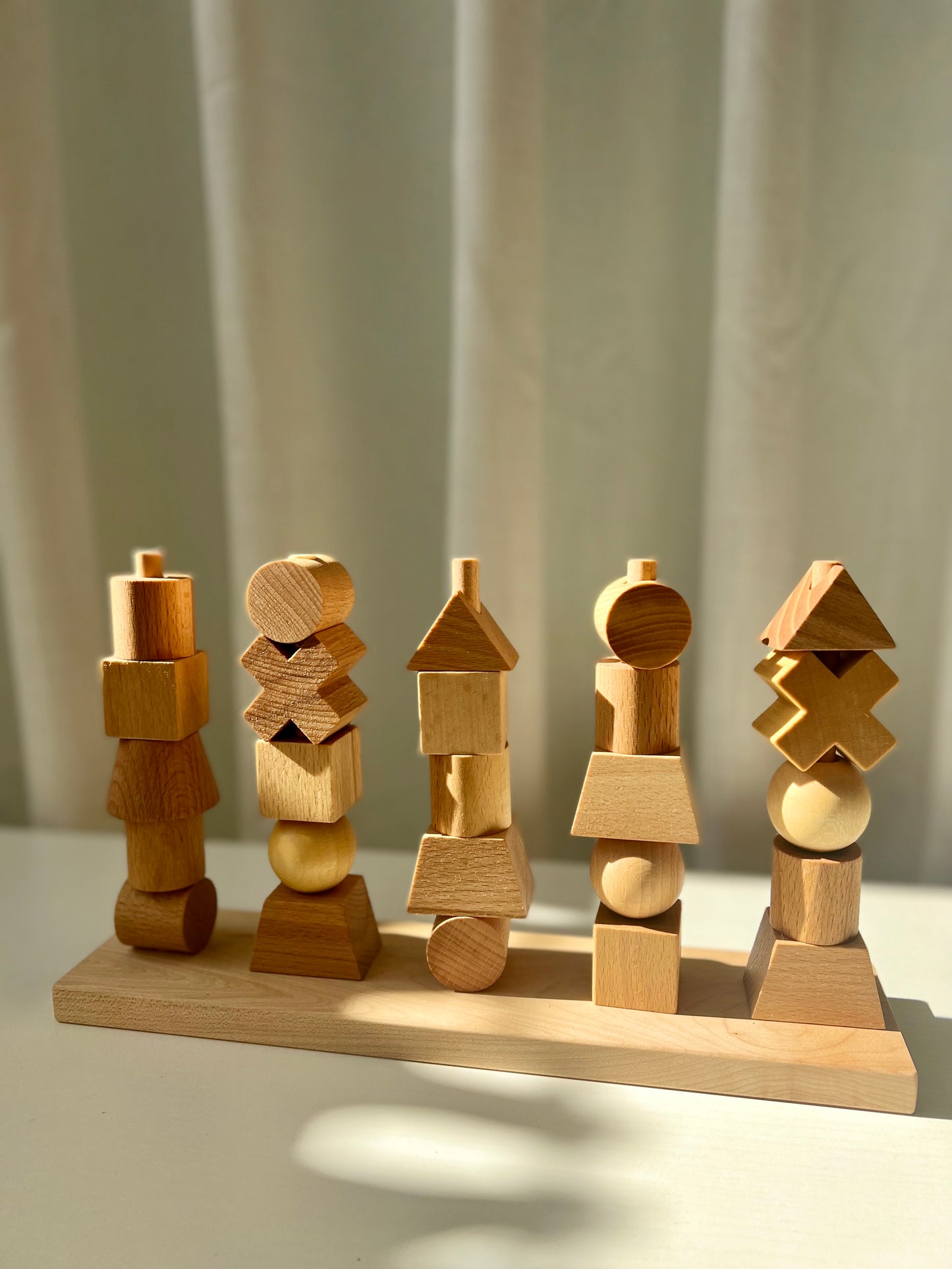 Wooden Montessori Stacking Toy