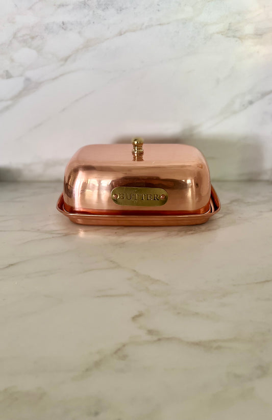 Copper Butter Dish